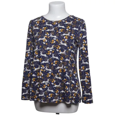 Long sleeve T-shirt (Blue, Yellow, White) from Boden Cotton, Modal