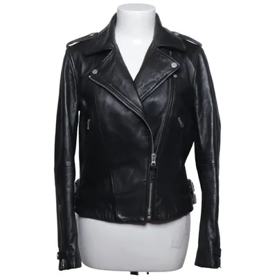 Bikerjacka (Svart) från Superdry Skinn, Polyester