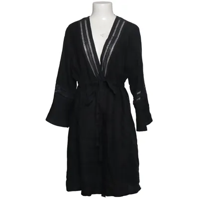 Wrap dress (Black) from NH Linen