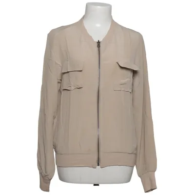Bomberjakke (Beige) fra Gold Hawk Elastan, Polyester, Silke, Viscose