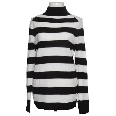 Rollkragenpullover (Schwarz, Weiß) von Infinity Woman Acryl