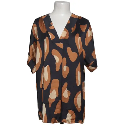 Blouse (Zwart, Beige, Bruin) van Trois Ka Viscose