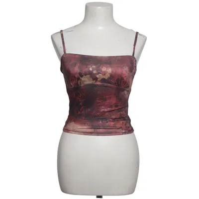 Crop top (Rød, Flerfarvet) fra Fashion Sexy Lounge Elastan, Polyester