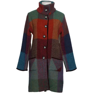 Coat (Multicolored) from Aran Sweater Market Wool