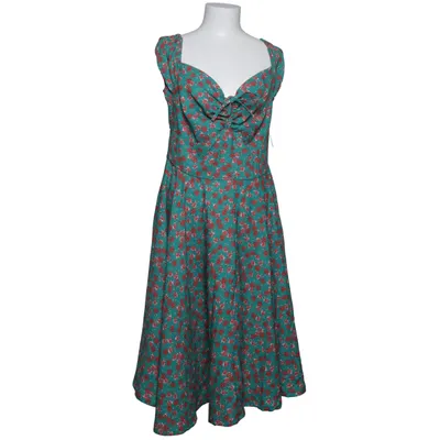 Kjole (Grøn, Rød) fra Timeless Genanvendt polyester