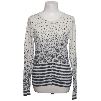 Strickjacke (Weiß, Blau) von Arabella & Addison Baumwolle
