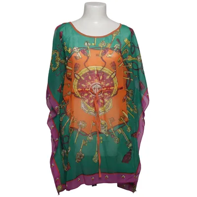 Kaftan (Green, Orange, Multicolored) from M&V