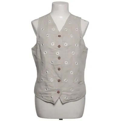 Suit vest (Beige) from Positiv Linen, Viscose