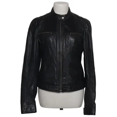 Leather jacket (Black) from Lana & Co Leather, Polyester