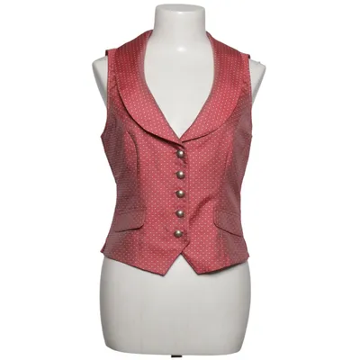 Gilet de costume (Rouge) de H. Moser Acétate, Polyester