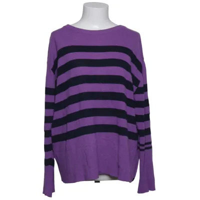 Pull-over (Violet, Noir) de Ischiko Cachemire, Polyamide, Viscose, Laine