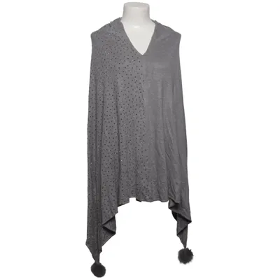 Poncho (Gris) de Last Woman Polyamide, Viscose