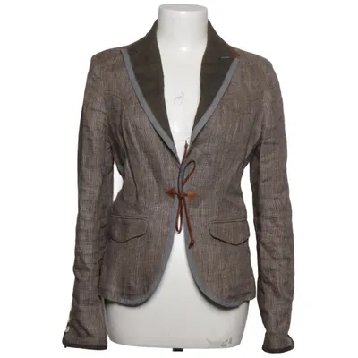 Blazer (Marron) de Luis Trenker Acrylique, Coton, Polyester