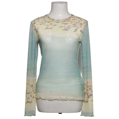 Top (Blauw, Geel, Meerkleurig) van Zara Elastaan, Polyester
