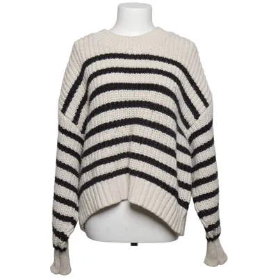 Sweater (Beige, Black) from H&M Acrylic, Polyamide, Polyester