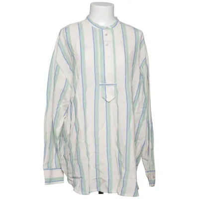 Blus (Vit, Blå, Grön) från Promod Bomull, Linne, Viskos