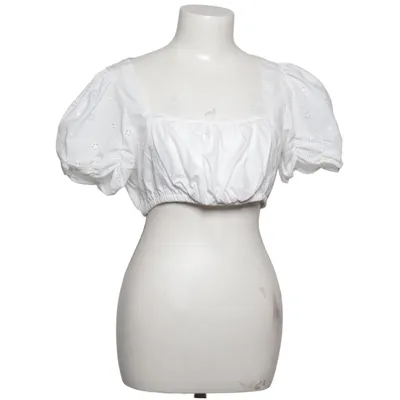 Dirndlblus (Vit) från Hess Bomull, Polyester