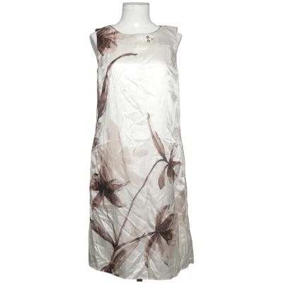 Robe (Blanc, Marron) de KS Selection Coton, Soie