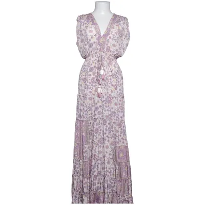 Maxi dress (Purple, Beige, Multicolored) from B&B Silk