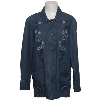 Denim jacket (Blue) from Alexa Chung for AG Cotton