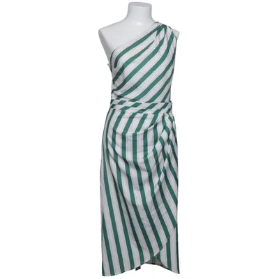 Wrap dress (Green, White)