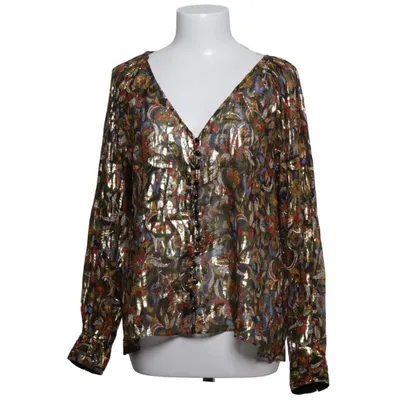 Blus (Guldfärgad, Flerfärgad) från Sézane Metallfiber, Silke