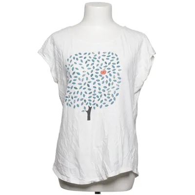 T-shirt (Vit, Blå) från Armedangels Ekologisk bomull