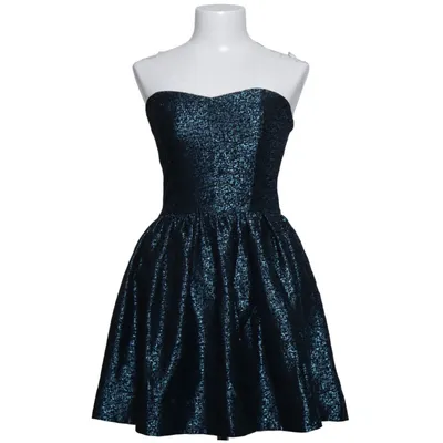 Cocktail dress (Blue, Black) from Superdry Polyester, Viscose