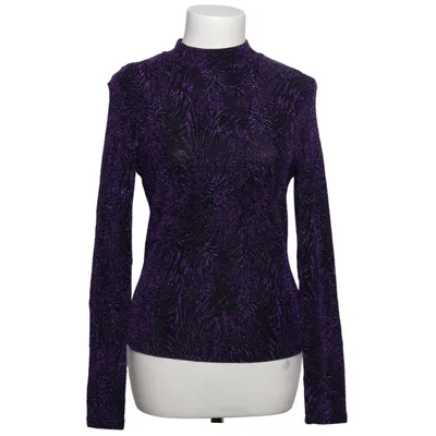 Blouse (Black, Purple) from Loavies Elastane, Polyester