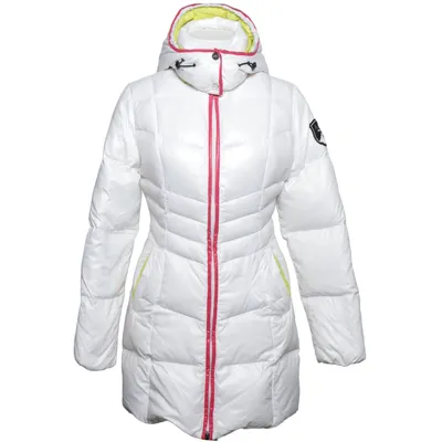Down coat (White, Pink, Yellow) from Kj Brand Down, Feather, Polyamide