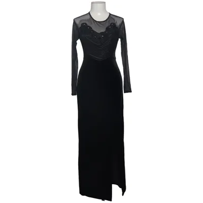 Evening gown (Black) from Speed Elastane, Polyester