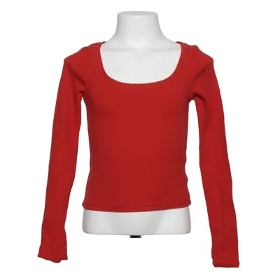 T-shirt à manches longues (Rouge) de H&M Coton, Élasthane