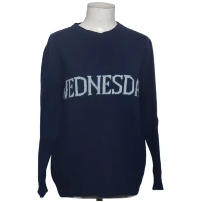 Strickpullover (Blau, Weiß) von Alberta Ferretti Polyamid, Wolle