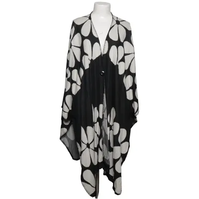 Poncho (Black, White) from Gozzip Viscose