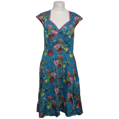 Robe (Bleu, Multicolore) de Lady Vintage