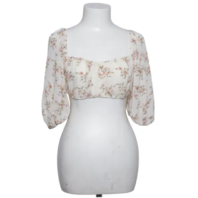Crop top (White, Multicolored) from Sabo Skirt Polyester