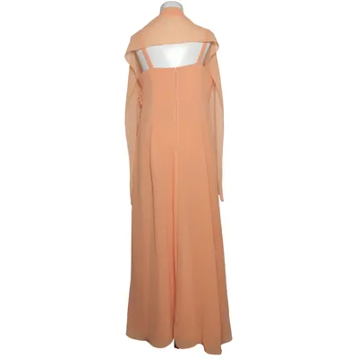Evening gown (Orange) from Le Kress Polyester