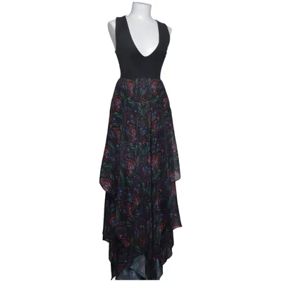 Maxi dress (Black, Multicolored) from Alice + Olivia Elastane, Polyamide, Silk, Viscose