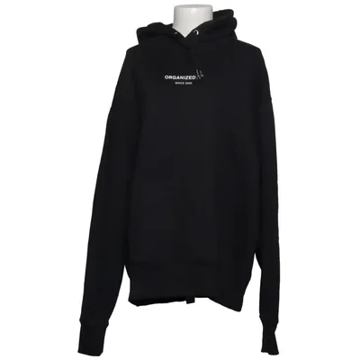 Sweat à capuche (Noir) de Yes Yes Coton biologique, Polyester recyclé