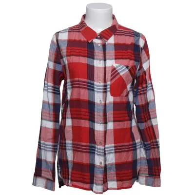 Flanellen overhemd (Rood, Blauw, Wit) van MyHallys Katoen