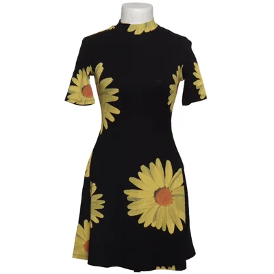 Dress (Black, Yellow) from Desigual Elastane, Viscose