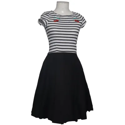 Robe (Noir, Blanc) de Pussy Deluxe Coton, Polyester