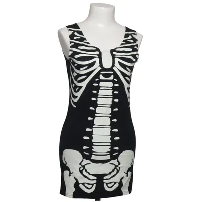 Fancy dress (Black, White) from Banned Apparel Elastane, Viscose