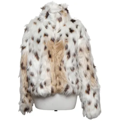 Vinterjacka (Vit, Brun) Polyester