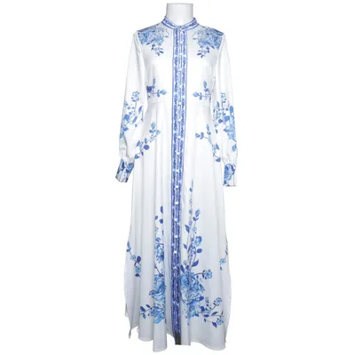 Shirt dress (White, Blue) from Greta