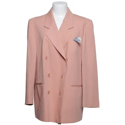 Kavaj (Rosa) från Delmod Acetat, Polyester, Ull