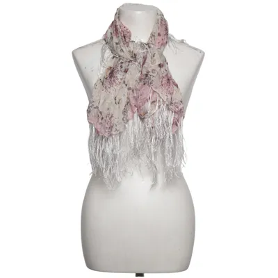 Shawl (White, Pink, Multicolored) from Takko Fashion Polyester