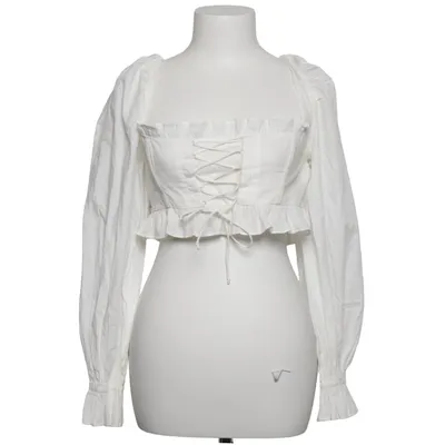 Dirndlblus (Vit) från For Love & Lemons Ekologisk bomull