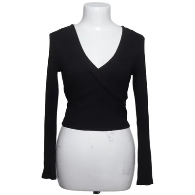 Wrap blouse (Black) from About You Elastane, Viscose