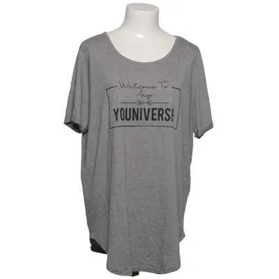 T-shirt (Grijs) van No Logo Katoen, Polyester